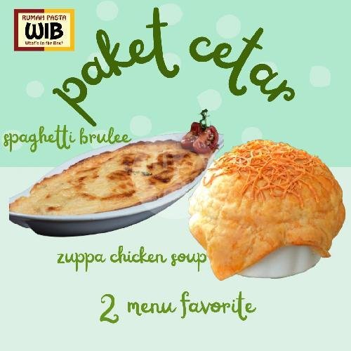 Paket Bombastis menu Rumah Pasta WIB, Hankam