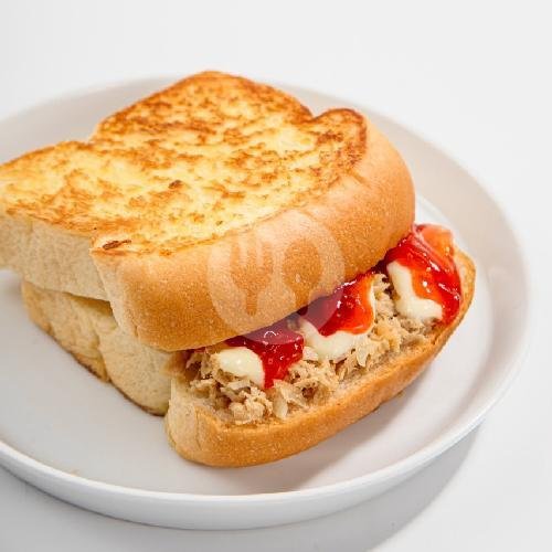 Tamago Mentai menu Roti Bakar Kimsan Bakery, Candra Kirana