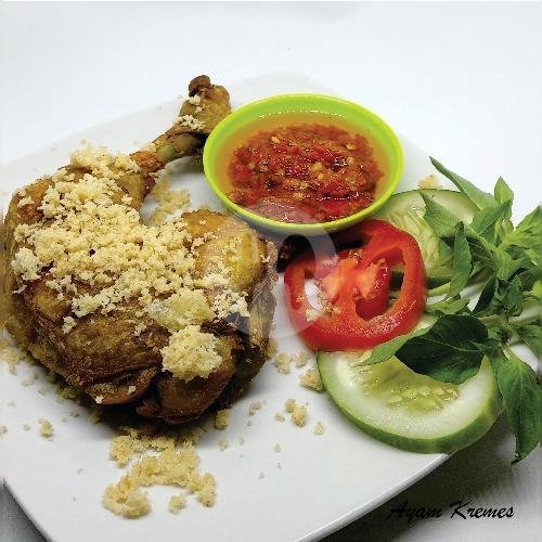 Ayam Kremes Paha (tanpa Nasi) menu Anemon Cafe, Mayangan