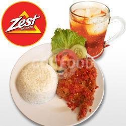 Paket Geprek Besar menu Zest Chicken, Tenggumung Wetan