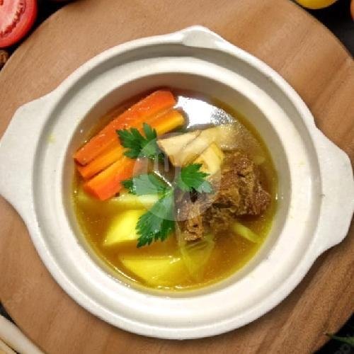 Soup iga menu D' Planet Steak & Resto, Solo Jogja