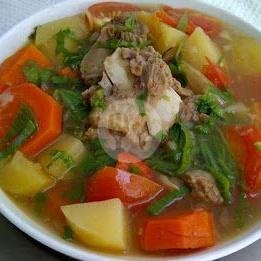 Sop Iga Sapi menu Warung Nasi SPG, Dalemkaum