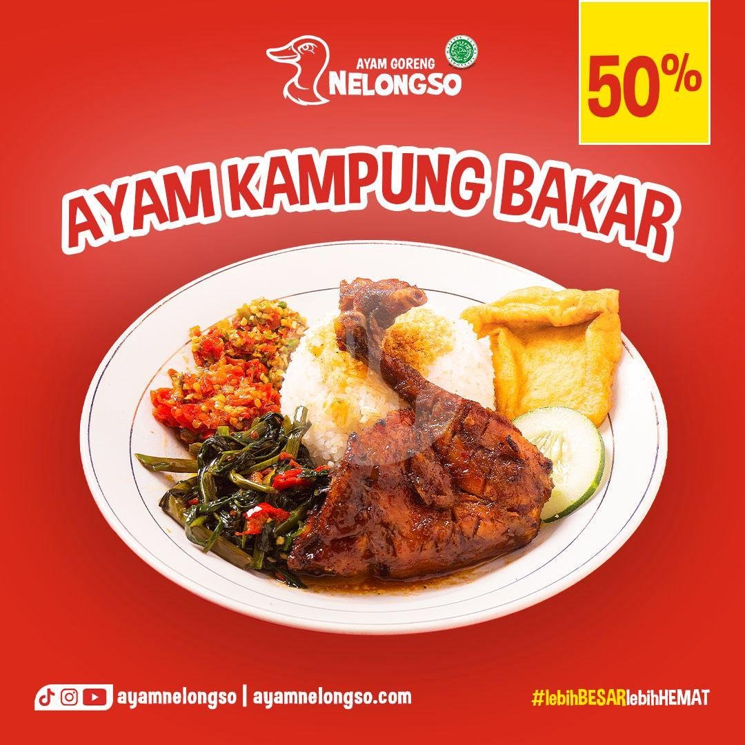 Bebek Goreng + Nasi menu Ayam Goreng Nelongso, Kediri