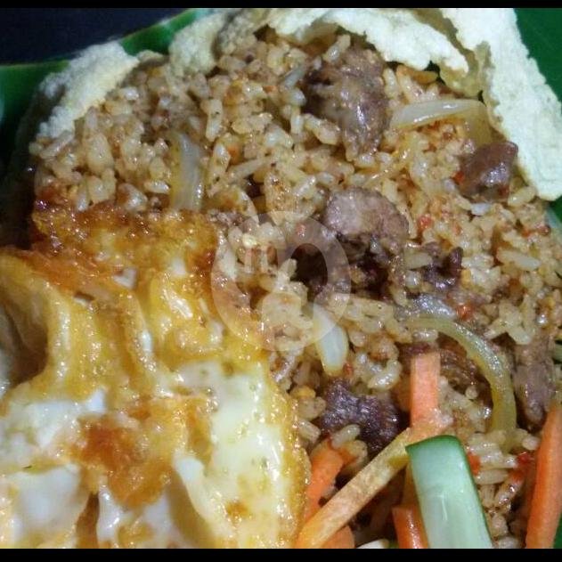 Teh Hangat menu Nasi Goreng Daging Sapi Pantura, Condong Catur