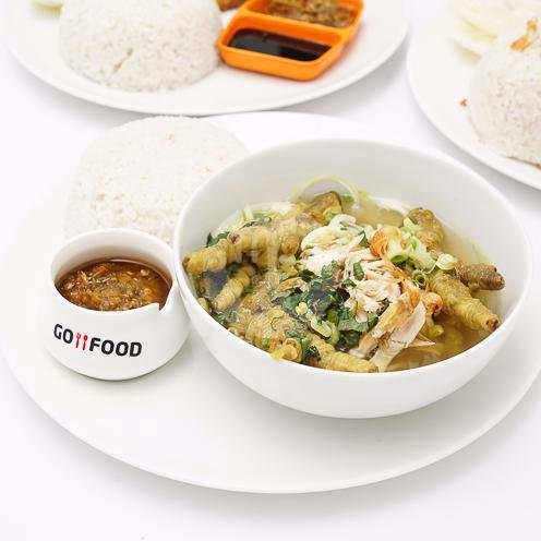 Soto Ayam + Nasi menu Ayam Penyet Weny, Bahari Raya
