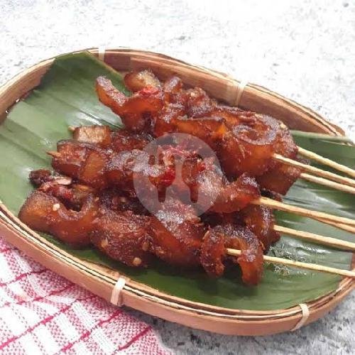 Sate Kulit Ayam Bakar menu Angkringan Brodul, Watubelah