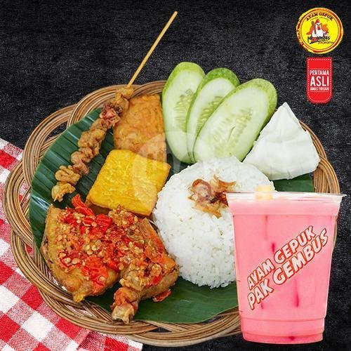Gembus Lychee Tea menu Ayam Gepuk Pak Gembus, Jatinangor