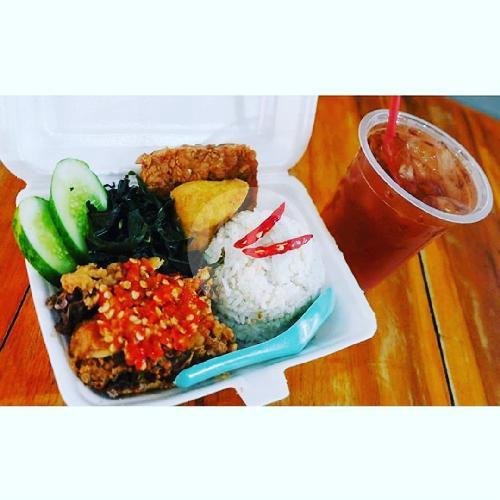 Es Teh Manis menu Ayam Bakar Mbal Mbul Jaya, Kebon Jeruk