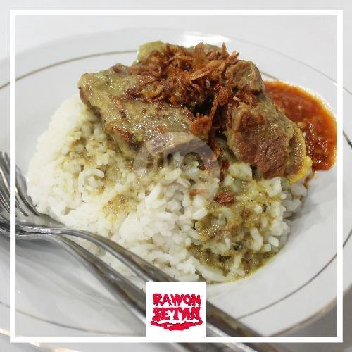 Nasi Bali Daging menu Rawon Setan Malam - Embong Malang