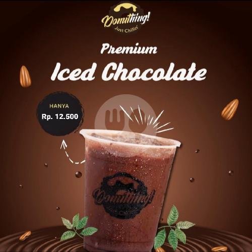 Premium Iced Chocolate menu Donuthing Cirebon By Baim Wong