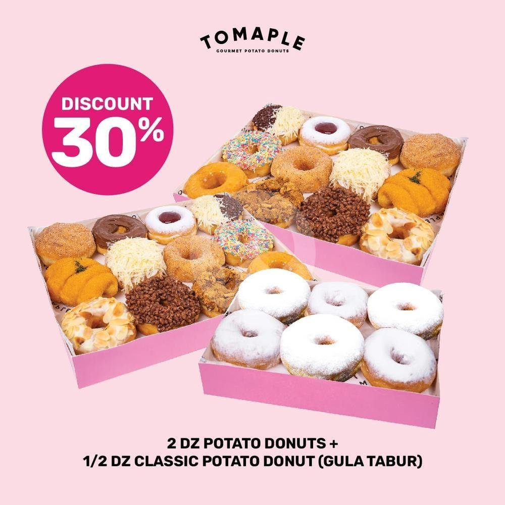 Sweet Deals 1 menu Tomaple Potato Donuts, Wisma 46 - Sudirman