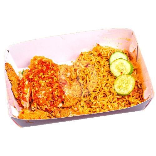 Mie + Ayam Geprek menu PAPOY CHICKEN, Jl. Babakan Muncang