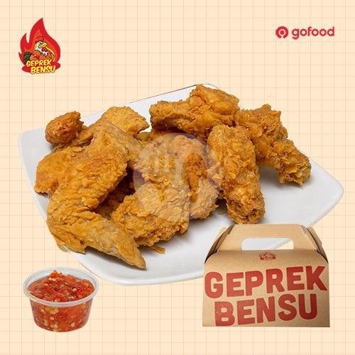 Super Keju Crumble : 1 Ayam Crumble + 1 Nasi + Keju + 1 Sambal Geprek menu Geprek Bensu, Rawamangun