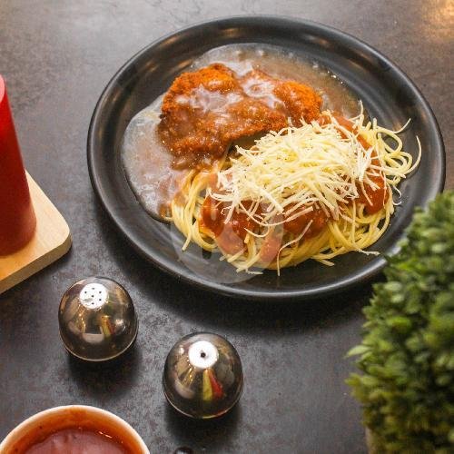 Spaghetti Sirloin menu Steak Ranjang, AH Nasution