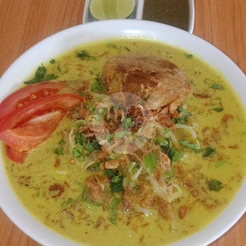 Mi Gomak Kuah Lontong Sayur + Telur menu LONTONG MEDAN RAHMA33, Jl. Raya Kalimalang