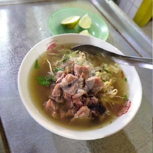 Emping menu Soto Pak Sholeh, Jalan Magelang