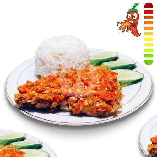Paket Nasi Ayam Geprek menu Ayam Geprek ARY, Dago Sukaresmi