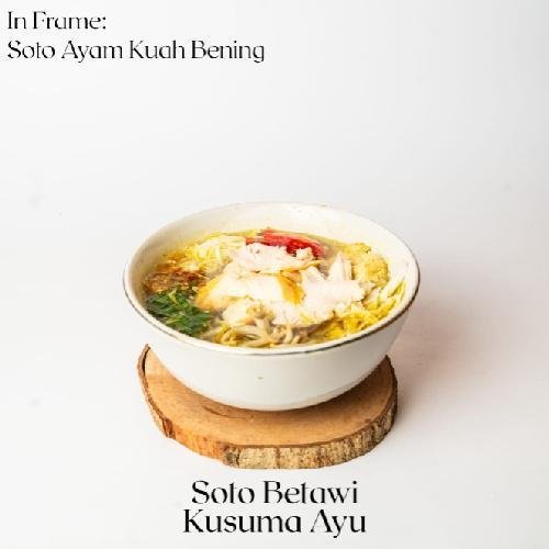 Soto Ayam Kuah Bening Nasi Campur menu Soto Betawi Kusuma Ayu, Kedoya