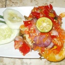 Ayam Gulung Cabe Hijau menu Ayam Gepuk Super Lezat, Tirto