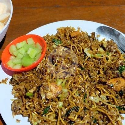 Nasi Goreng Kulit Lada Hitam menu Kedai Seafood SJS, Mlati