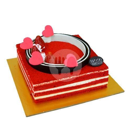Red Velvet 20x20cm menu Capital Bakery & Cake, Puri Pesanggrahan