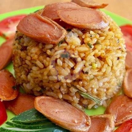 Nasi Goreng Sosis menu Nasi Goreng Andeger Dua, Slerok Tegal