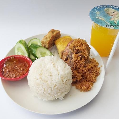 Ayam Goreng Serundeng menu Ayam Serundeng & Geprek Ibu Cecep, Cijerah