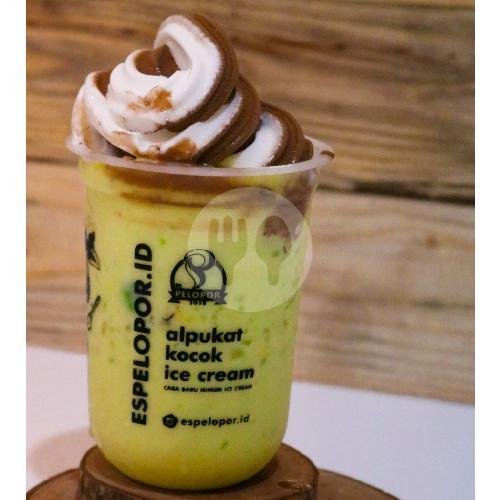Mangga Kocok Ice Cream Vanilla menu ES PELOPOR BLONDO, MERTOYUDAN