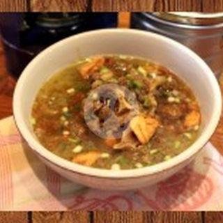 Nasi Campur Empal menu Depot Nasi Campur Pojok Tambak Bayan, Rungkut Asri