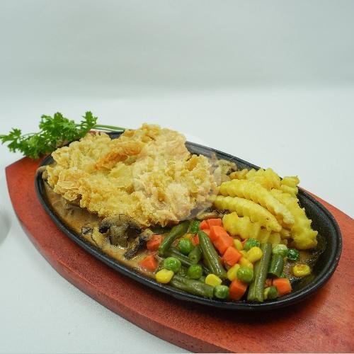 Single Tenderloin Steak With Black Pepper Sauce menu Lupizza Bibis