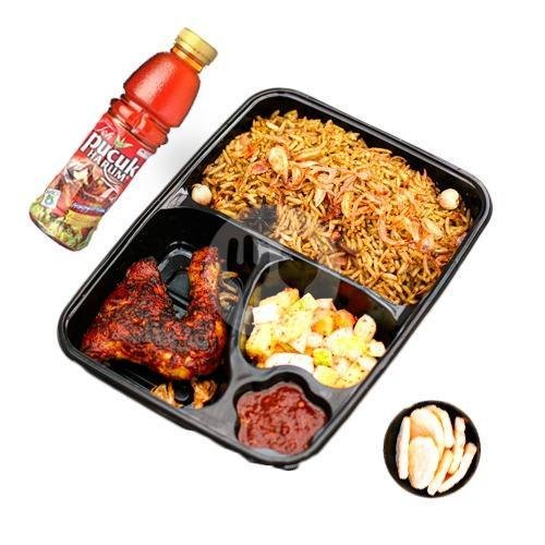 Kebuli / Briyani Komplit Ayam Bakar menu Kebuli Yang Dinanti, Cijerah , Bandung Kulon