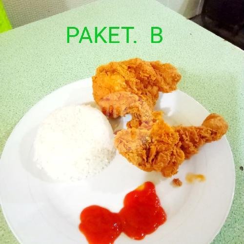 Paket C menu ITB Fried Chicken, Klojen