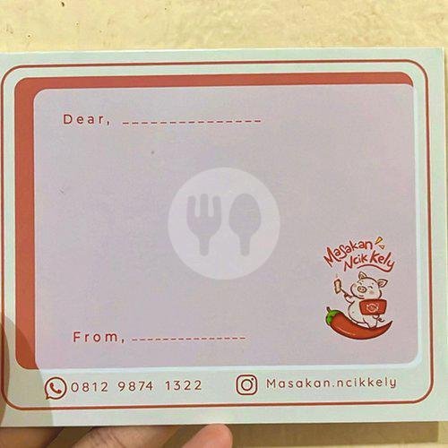 Promo Ncik 1 menu Masakan Ncik Kely
