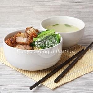Bakmi rebus babi + bakso ikan menu Bakmi Ang Khas Medan, Ruko Taman Surya 2