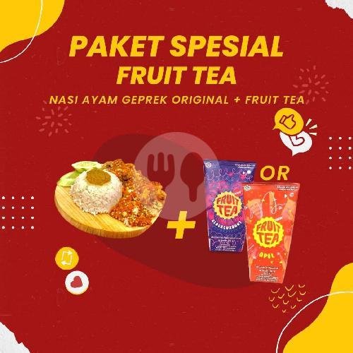 Mie Jumbo + Ayam Geprek menu Ayam Geprek Nglampang, Genteng