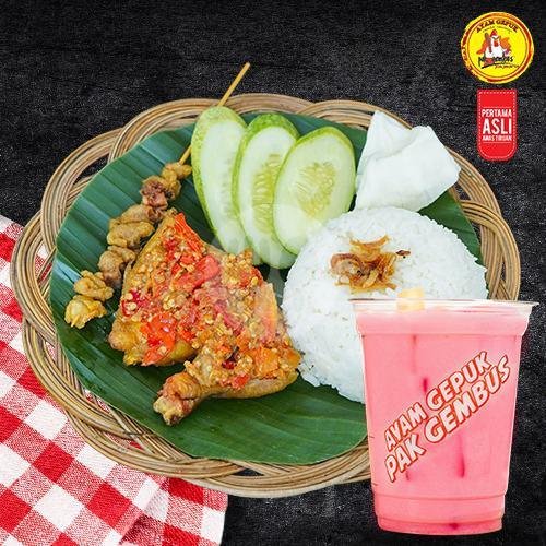 ORI 3 menu Ayam Gepuk Pak Gembus, Kebon Sirih Bandung