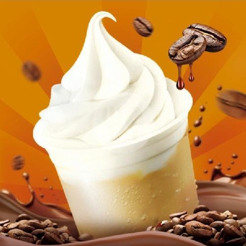Ice Cream Toffe Hazelnut Latte menu Mixue Bandung, Cihampelas