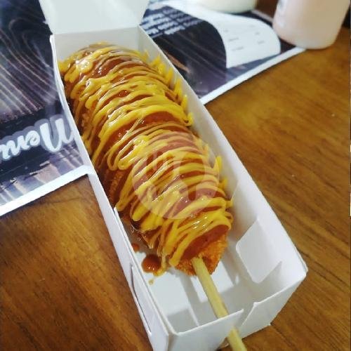 Corndog Mozarella Large menu Corndog & Garasi Boba By Dapur Uti, Lesanpuro