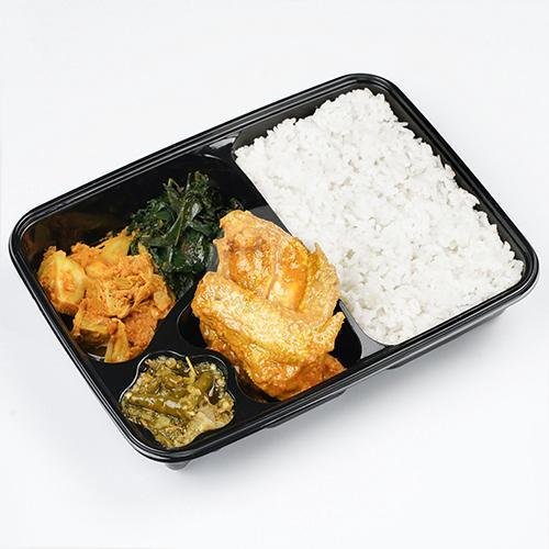 Bento Rendang menu Rumah Makan Padang Bu Mus, Cimanuk