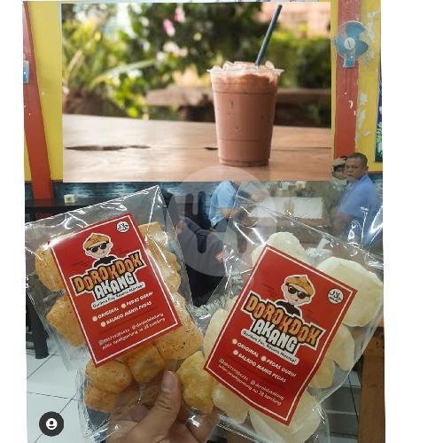 Pedas Jeruk + Es Coklat menu Dorokdok Akang