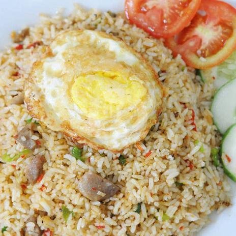 Mie Rebus, Ayam  Baso menu Nasi Goreng Bang Kumis, Kesambi Dalam