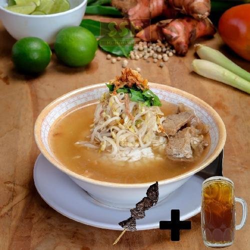 Paket Soto Ayam + Sate menu Spesial Soto Boyolali (SSB) Hj Hesti Widodo, Palmerah