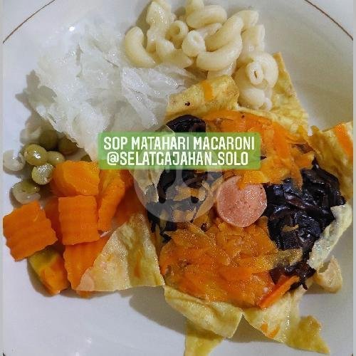 Stup Makaroni menu Selat Gajahan, Pasar Kliwon