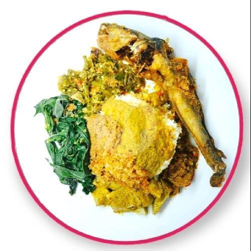 Nasi Padang Bawal Bakar menu RM Masakan Padang Ridho Nasi Padang, Cipete