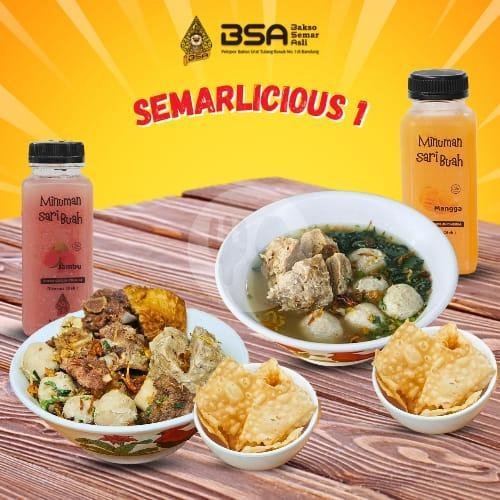 Semarlicious 2 menu Bakso Semar Asli, Cihampelas 68