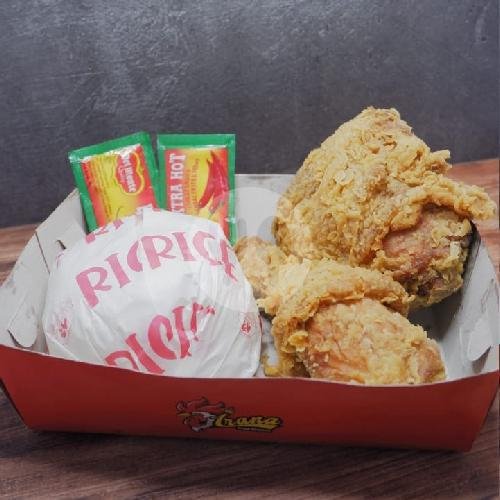 Paket 1 menu Irana Fried Chicken, Ayam Geprek, Burger, Milk Boba, Ngaliyan