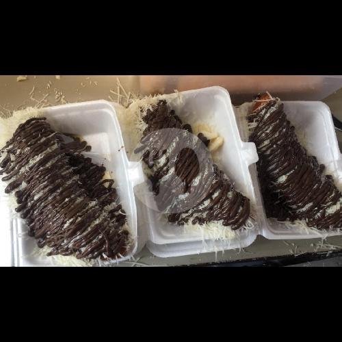 Pisang Mesir Strawberry Keju menu Pisang Mesir Az Zahra, BKR