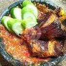 Penyetan Ikan Asin menu Penyetan Binwu 127, Sawahan