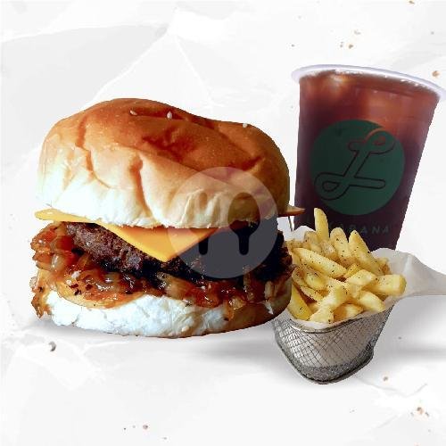 Delibun Mushroom Burger (Package 3) menu Lokabana, Prawirotaman