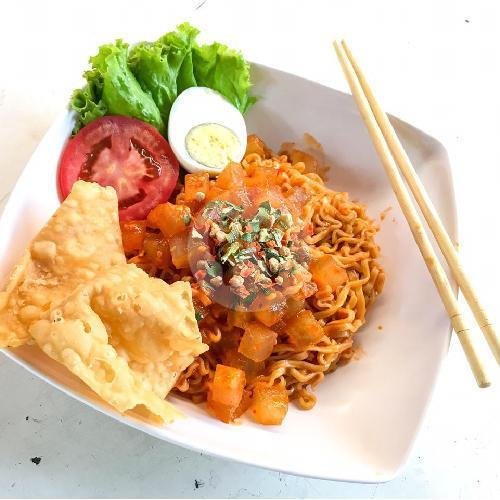 Mie Set-an Mozarella menu Mie Setan Cijerah, Melong